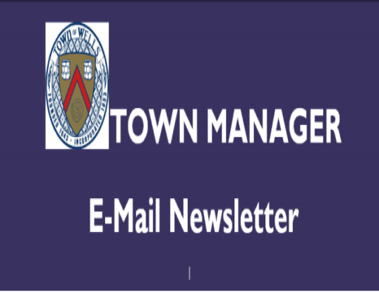 Town Manager Newsletter