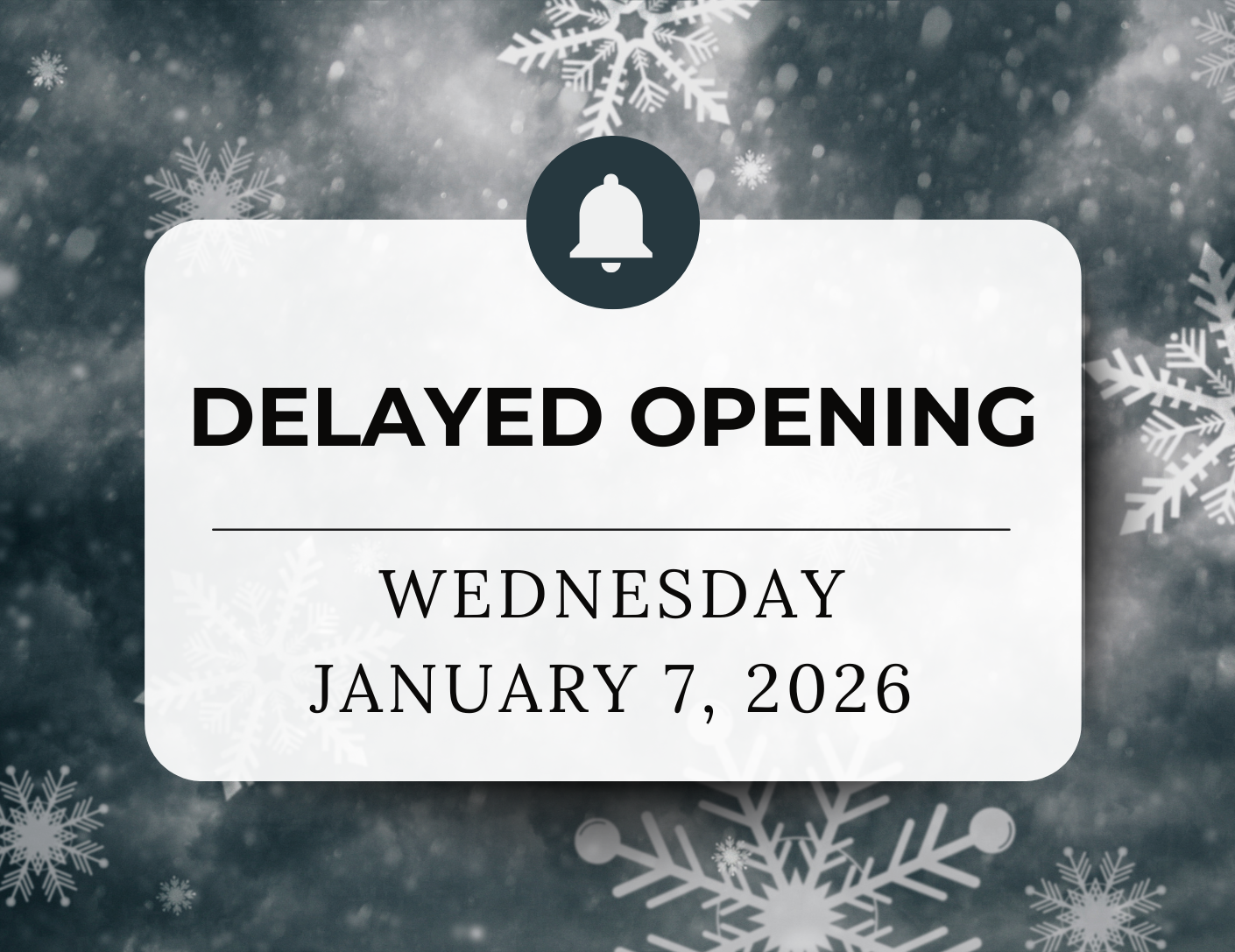 Delayed Opening newsflash
