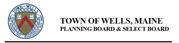 Planning Board and Select Board Meeting Header
